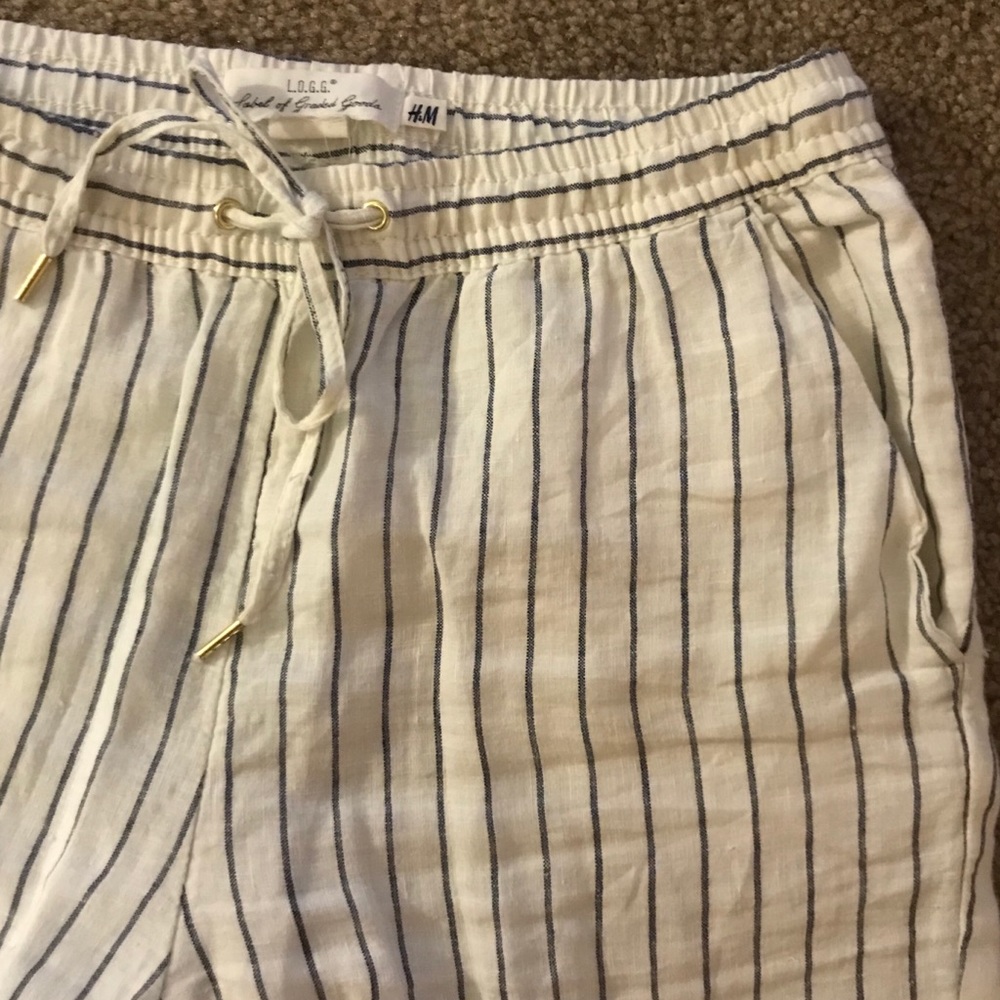 H&M Linen Joggers